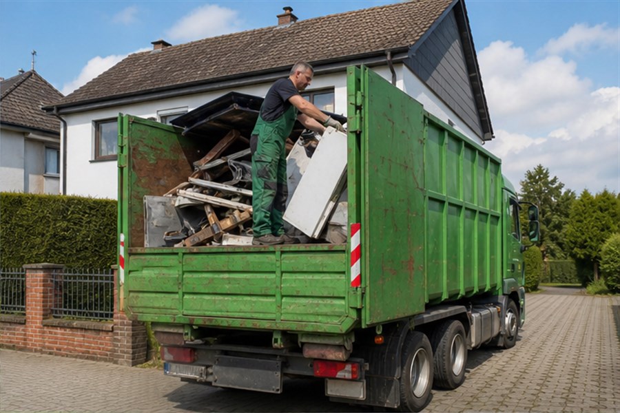 Vorbereitete Altmetallabholung im Dortmunder Stadtgebiet
