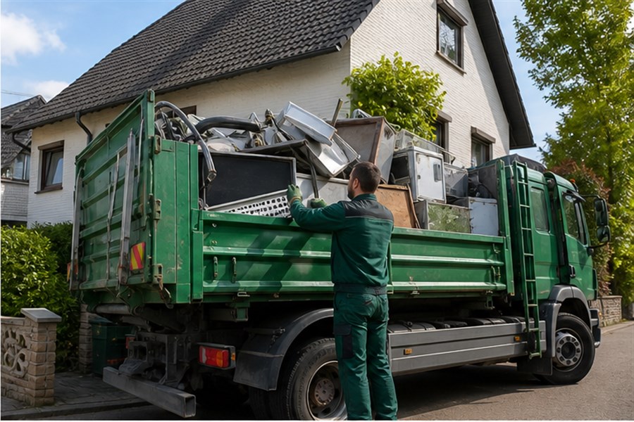Mobiler Service für die Schrottabholung in Düsseldorf