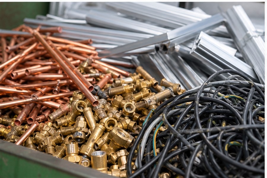 Schrottankauf Düsseldorf für Kupfer Messing Aluminium und Edelstahl