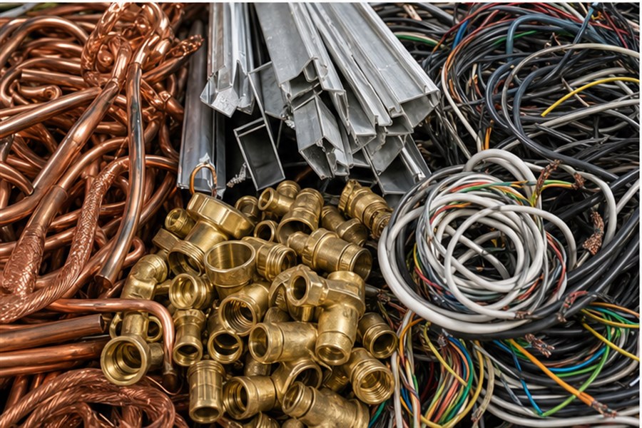 Schrottankauf Gelsenkirchen für Kupfer Kabel und Messing