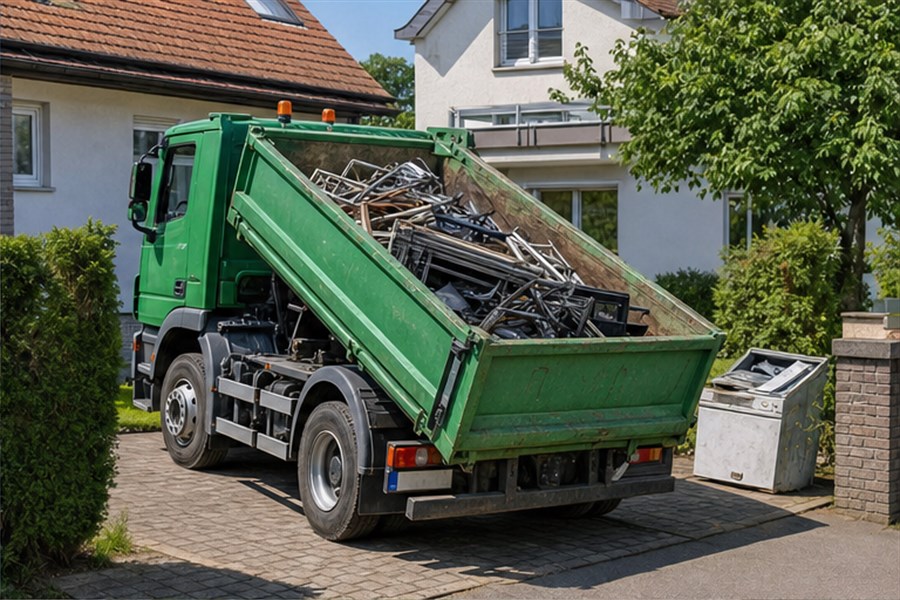 Schrottabholung Köln mit vorbereitetem Altmetall