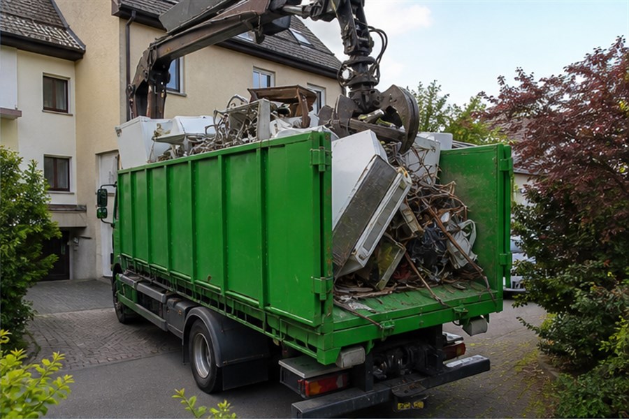 Schrottabholung Mülheim an der Ruhr mit vorbereitetem Altmetall