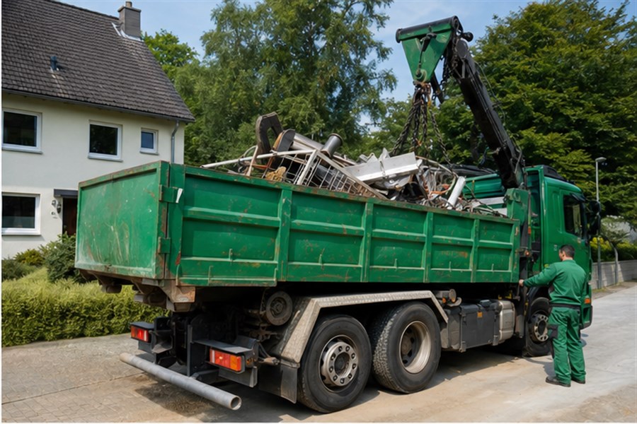 Geplante Schrottabholung in Wuppertal